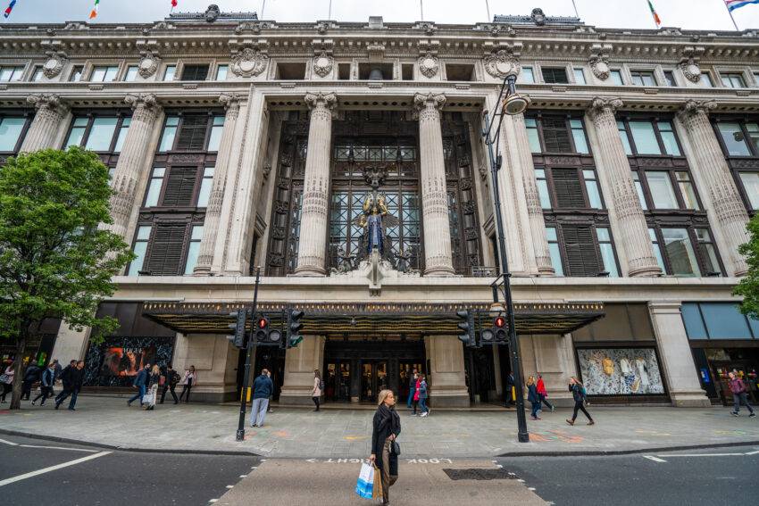 The return of tourists helped narrow losses at luxury department store Selfridges, as the firm posted a 29 per cent rise in revenues to £843m in the year to January.