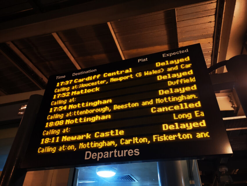 How is each train operator affected by the latest rail strikes?